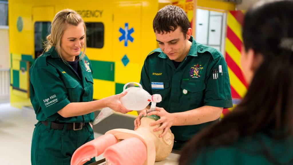 Paramedic Degree BSc Hons Paramedic Practice Edge Hill