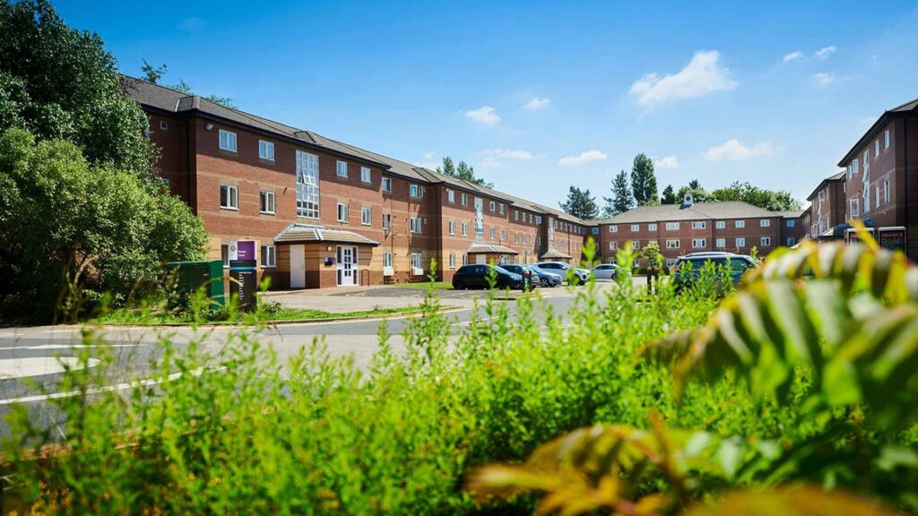 Exterior of Forest Court halls of residence