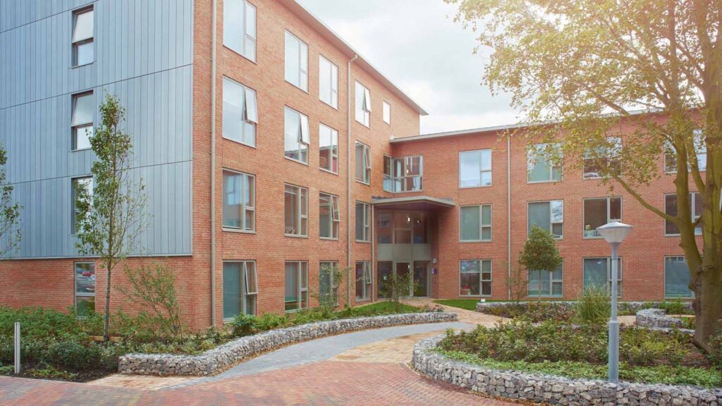 Exterior of Palatine Court halls of residence