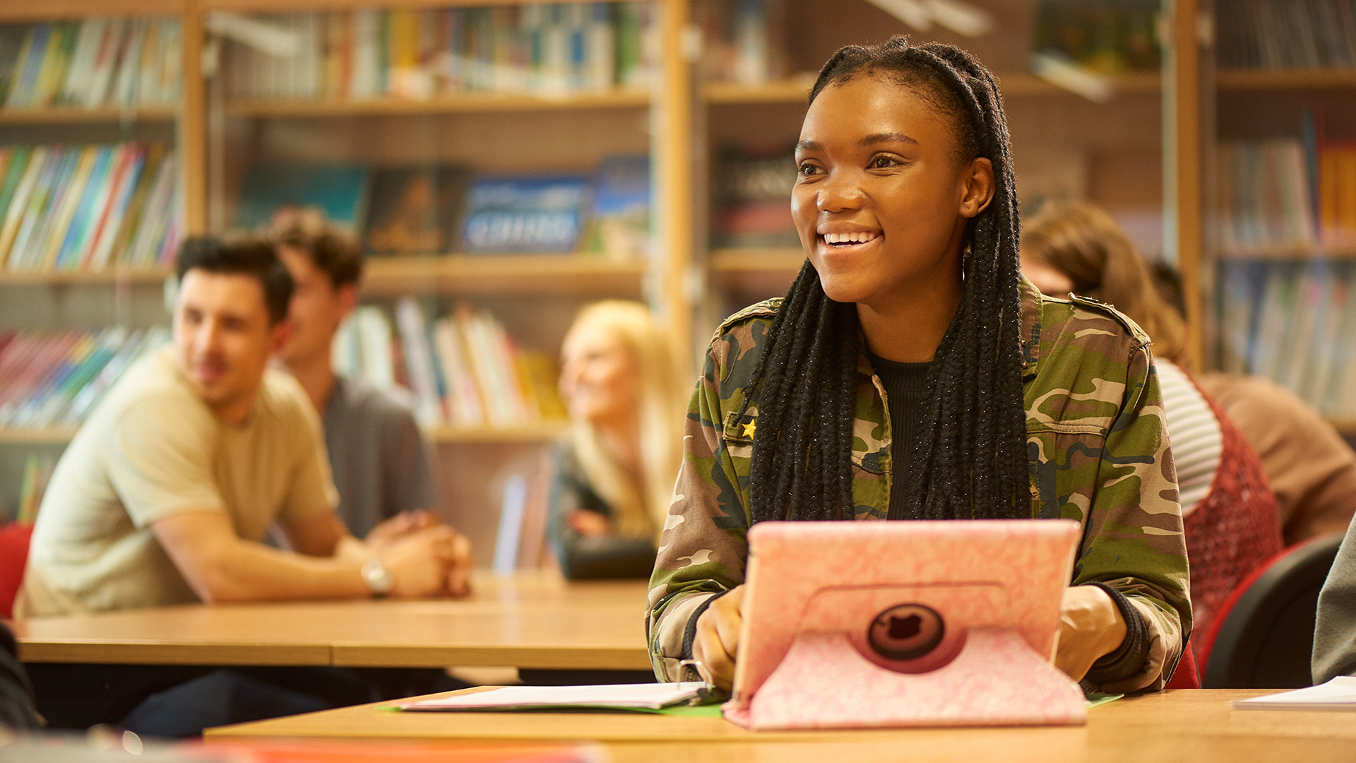 Image of student in classroom