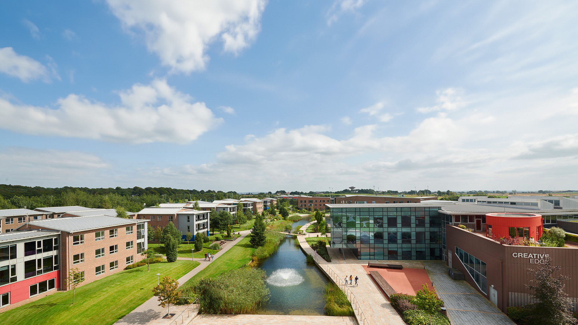 Campus aerial view