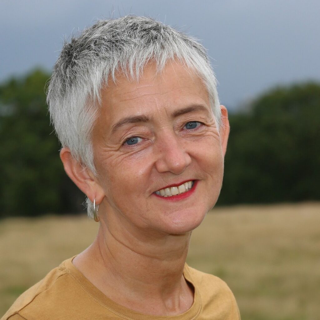 Profile shot of Professor Kathy Rowan.